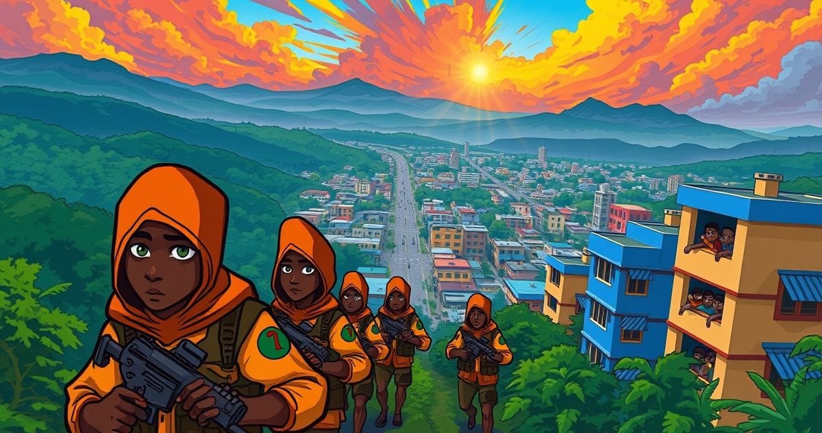 "M23 rebels advancing on Goma, Eastern Congo, amidst escalating violence and displacement."